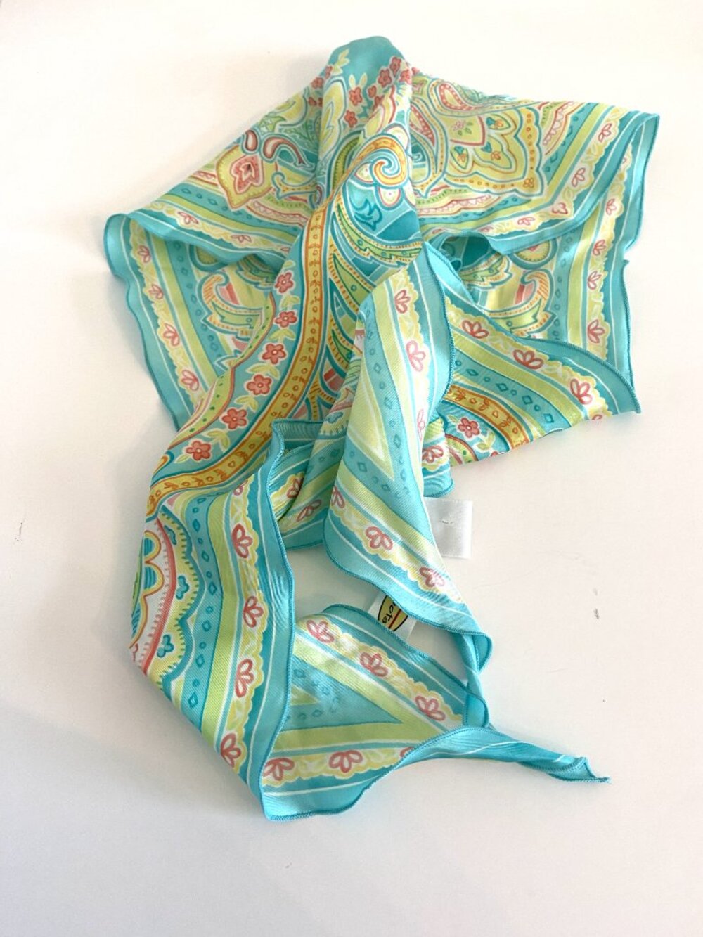 Talbots Silk Scarf, Cheerful and Bright